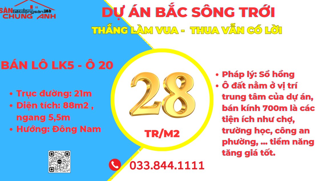 Đất nền dự án Bắc Sông Trới, Quảng Ninh 88m² giá 2.464 tỷ - Tiềm năng đầu tư lớn!