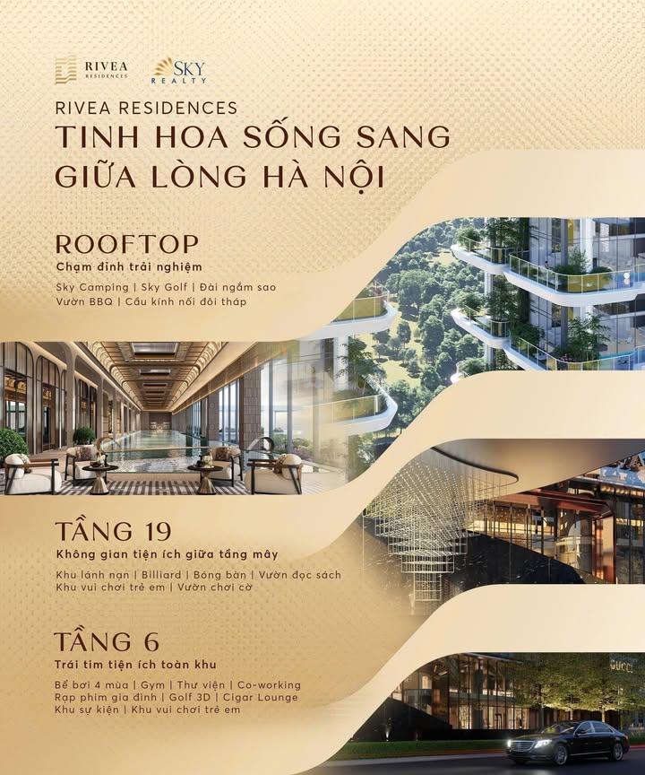 Chung cư Rivea Residences Hoàng Mai 29.853m² - Sẵn sàng đón chủ nhân mới!