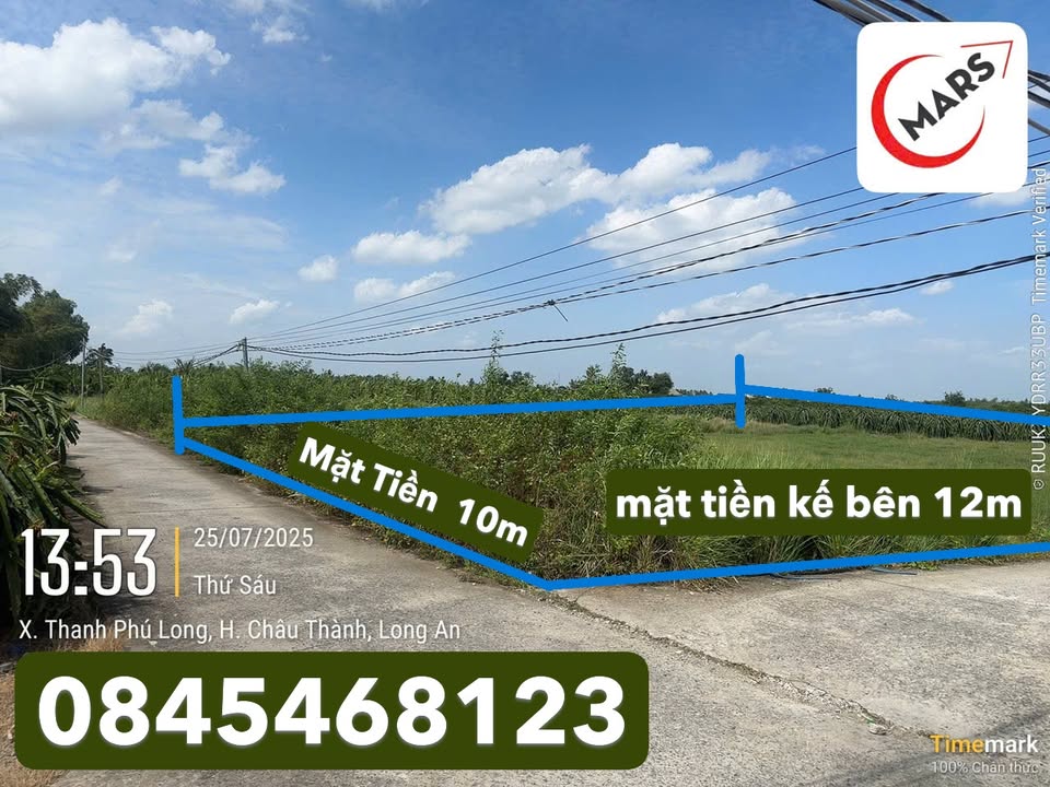 Đất nền chính chủ 215.8m² xã Thuận Mỹ, Tây Ninh - Giá chỉ 950 triệu!
