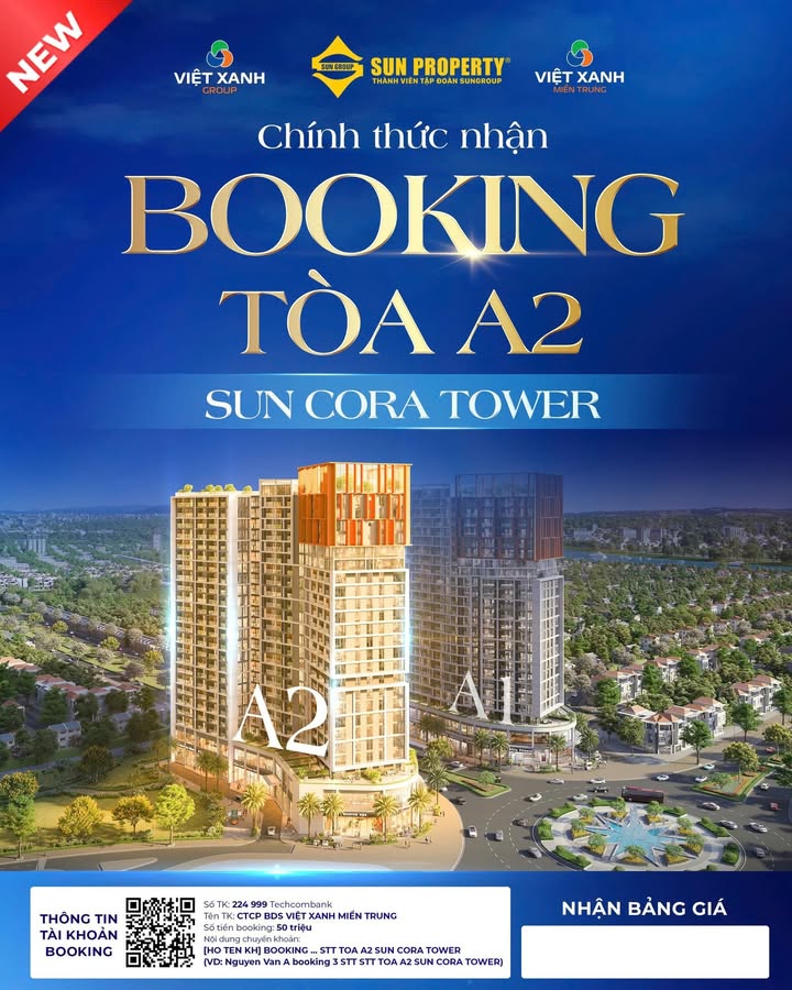 Căn hộ Cora Tower Đà Nẵng 32m² giá 1.5 tỷ - Thiết kế đa dạng, sở hữu lâu dài!