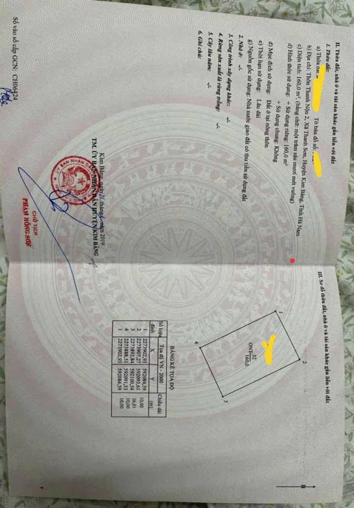 Đất nền Kim Bảng Hà Nam 160m² giá chỉ 2x triệu - Đường ô tô tải thông thoáng!