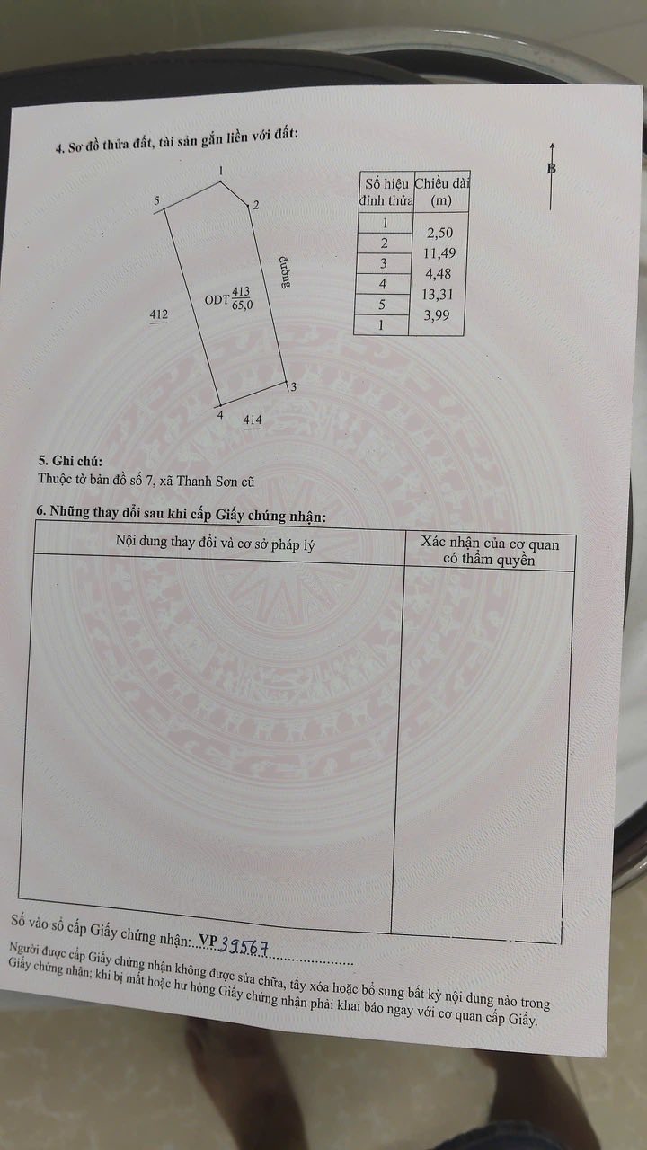 Đất nền Lô góc 2 mặt tiền Thanh Sơn, 65m² giá 1.48 tỷ - Đầu tư sinh lời ngay!