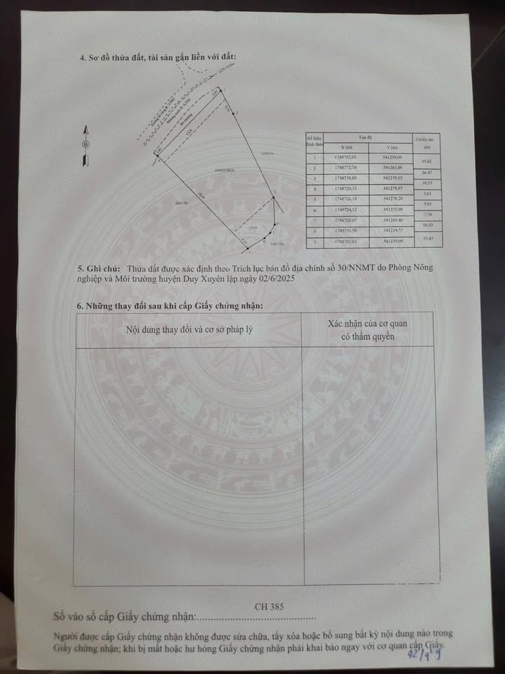 Đất nền Duy Hòa 1.383,9m² giá 1 tỷ - Tặng nguyên vườn tràm!