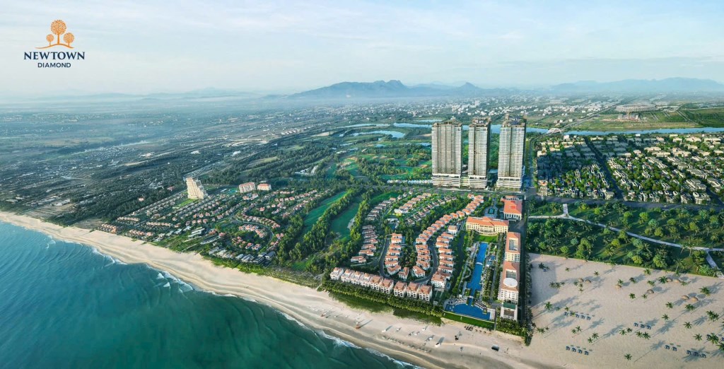 Căn hộ Newtown Diamond Đà Nẵng 90m² giá 4,5 tỷ - View biển tuyệt đẹp!