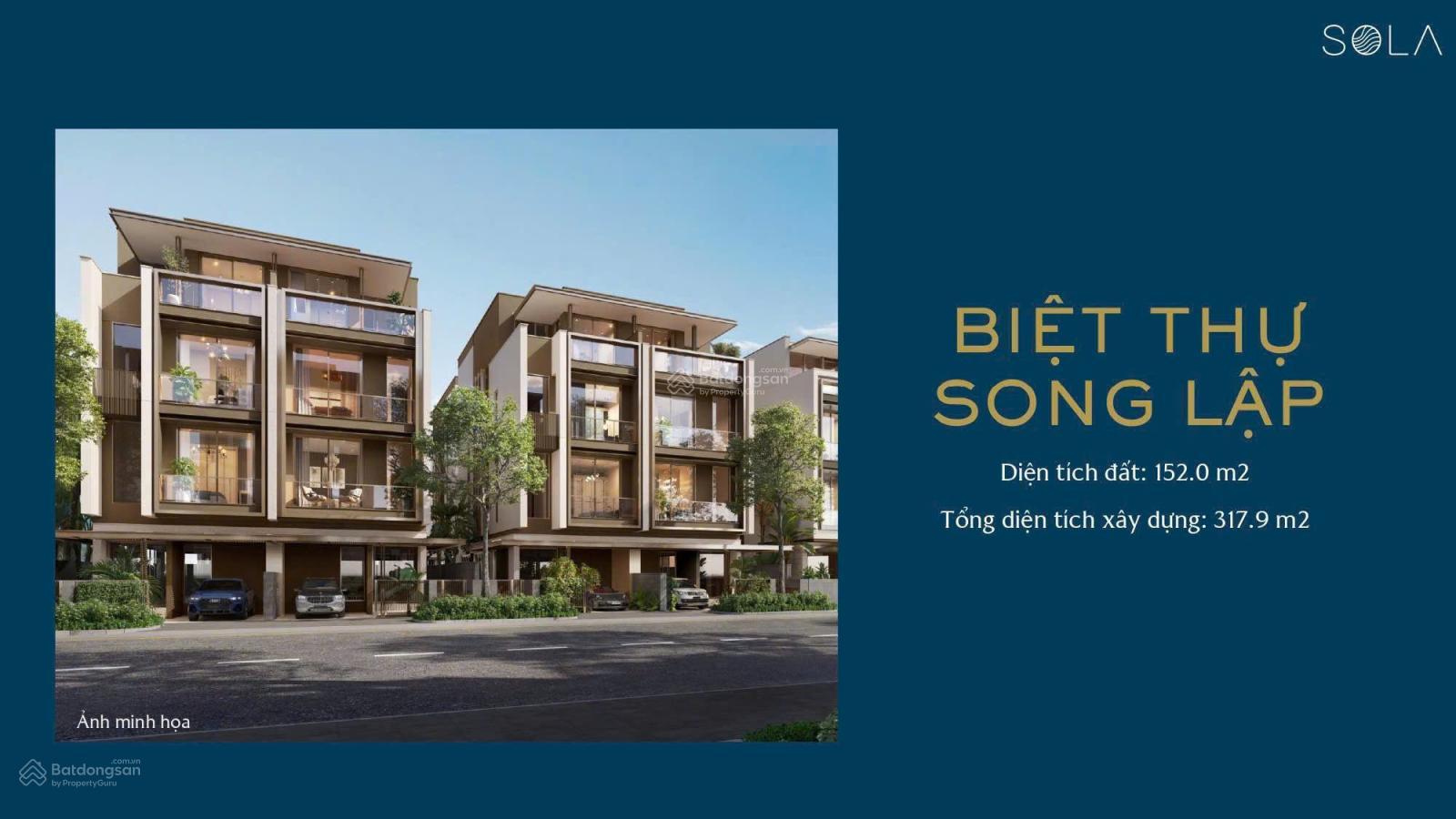 Mở bán biệt thự Sola Quận 2 168m² giá 67 tỷ - Cơ hội sở hữu không gian sống xanh giữa lòng thành phố!