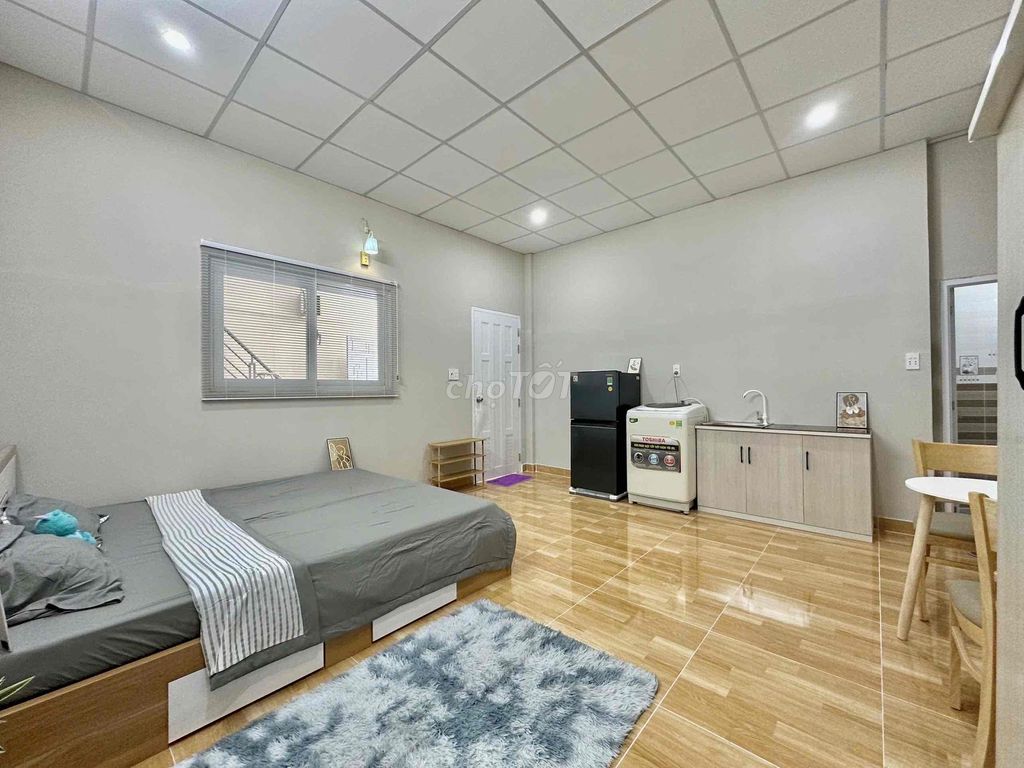 Studio cho thuê 25m² tại Gò Vấp - Full nội thất, máy giặt riêng chỉ 4.5 triệu!