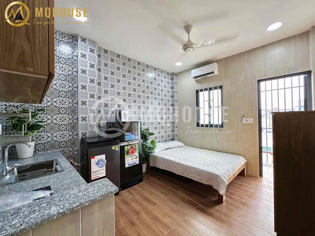 Căn hộ Bùi Đình Tuý 30m² giá 5.2 triệu - Full nội thất, sẵn sàng vào ở ngay!