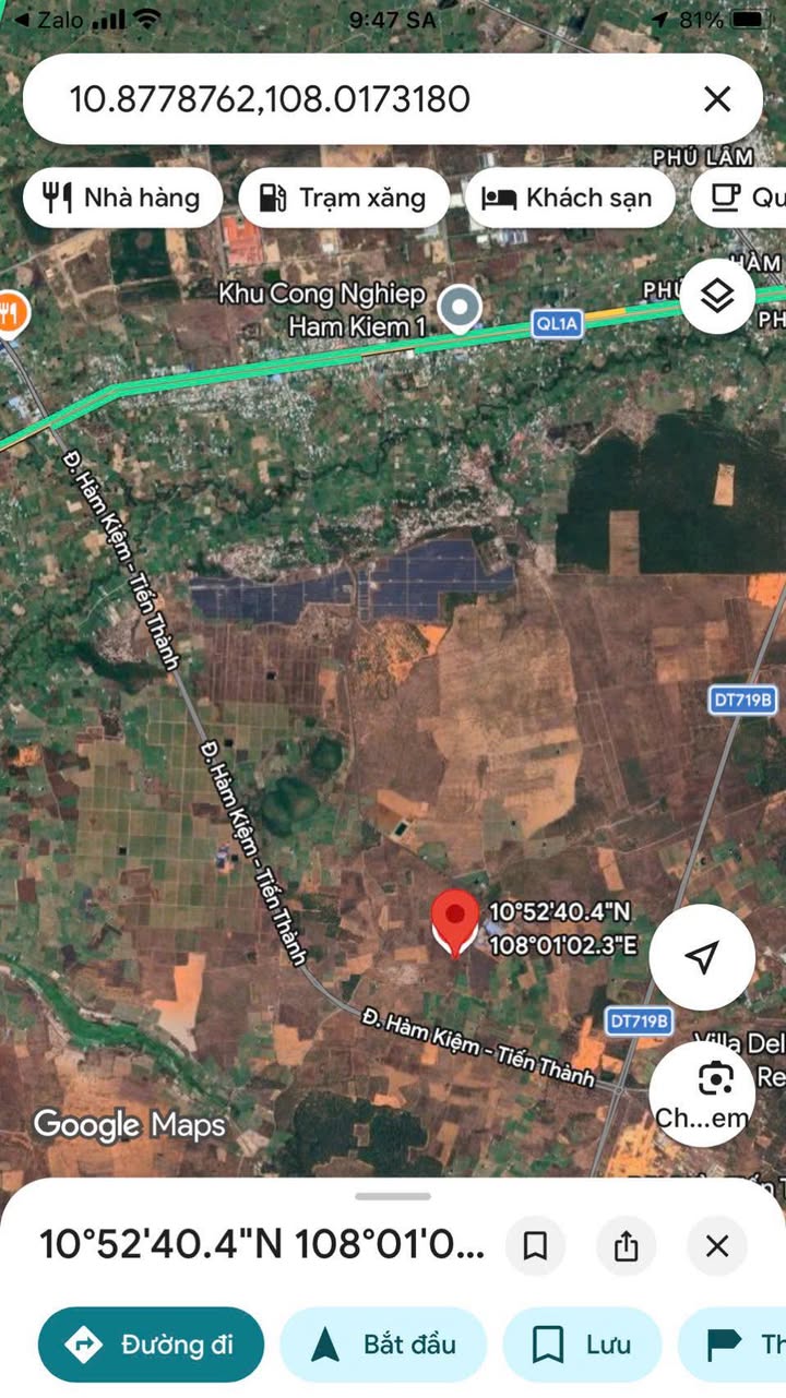 Đất 4.8ha Hàm Kiệm Tiến Thành - Giá chỉ 9 tỷ, cơ hội đầu tư tuyệt vời!