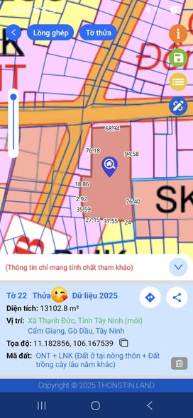 Đất nền Gò Dầu Tây Ninh 10.000m² - Mặt tiền đường QL22, giá tốt!