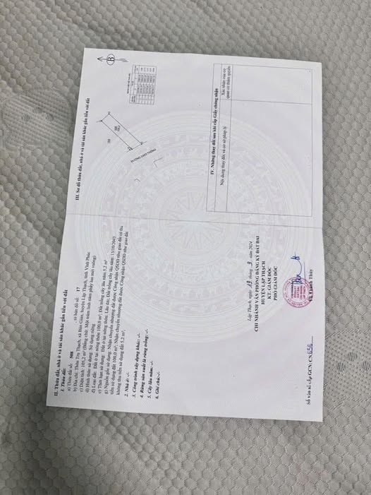 Đất nền Bàn Giản, Lập Thạch, Vĩnh Phúc 105m² - Đầu tư sinh lời cao!