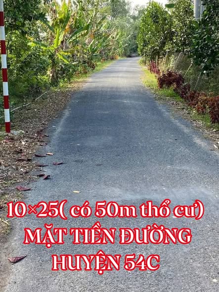 Đất mặt tiền đường 54C xã Hội Xuân 250m² giá 750 triệu - Vị trí đắc địa bên sông Ba Rài!
