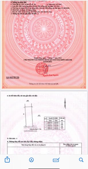 Đất mặt tiền đường Nhựa Diên Xuân 241m² giá 720 triệu - Cơ hội đầu tư hấp dẫn!