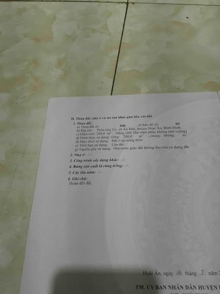 Đất nền Cổng chào Gia Trị, Hoài Ân, 216m² chỉ 1 tỷ - Đầu tư sinh lời ngay!