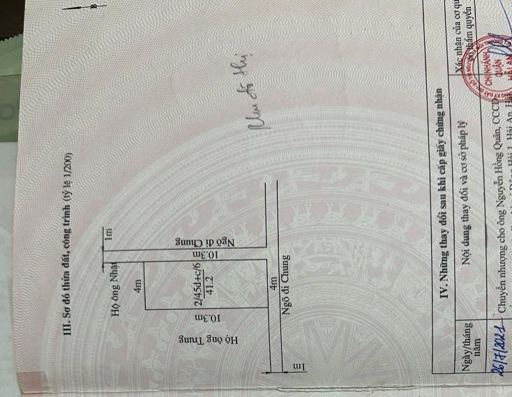 Đất nền góc Phú Xá, Đông Hải 1 - 41.2m² giá chỉ 1.45 tỷ - Hướng Nam