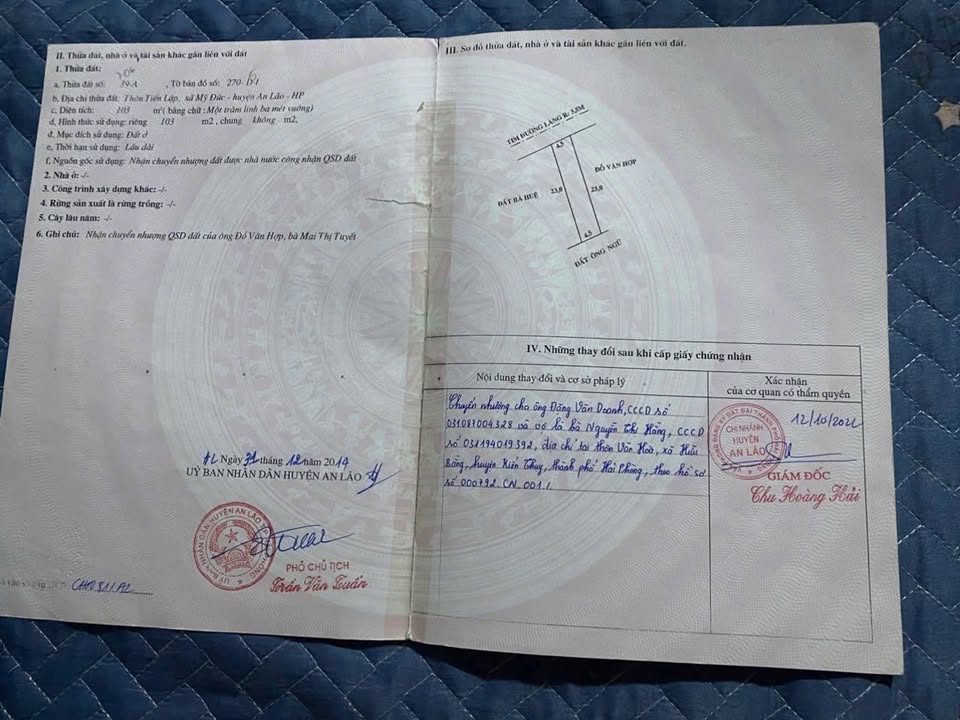 Đất nền thôn Minh Khai, Mỹ Đức, 103m² giá 1.9 tỷ - Cơ hội đầu tư hấp dẫn!