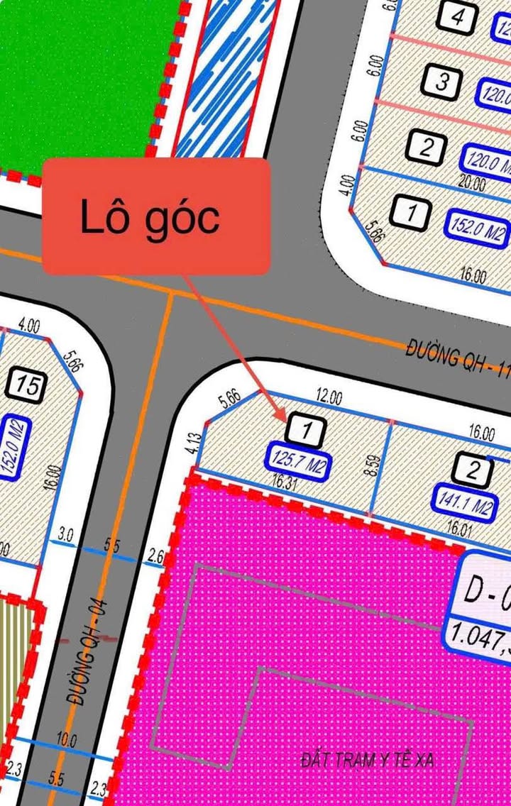 Đất nền KĐT Tây Ninh 2 125m² giá 1.8 tỷ - Lô góc hướng Đông tuyệt đẹp!