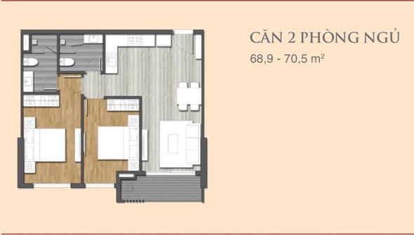 Căn hộ GrandCenter Quy Nhơn 69m² giá 2.2 tỷ - Cơ hội đầu tư tốt!