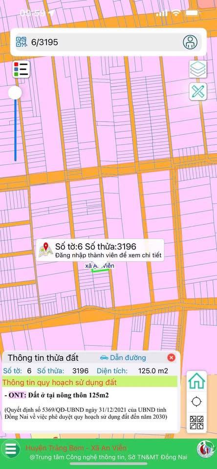 Đất 120m² tại An Viễn, Trảng Bom chỉ 1.2 tỷ - Sổ riêng thổ cư