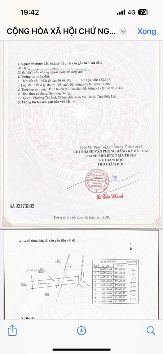 Đất nền Tân Lợi Buôn Ma Thuột 170m² giá chỉ 3 tỷ - Cơ hội đầu tư hấp dẫn!