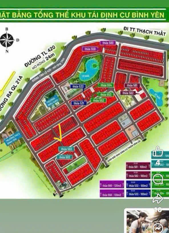 Đất nền Hòa Lạc 100m² giá thỏa thuận - Đầu tư an tâm, vị trí đẹp!