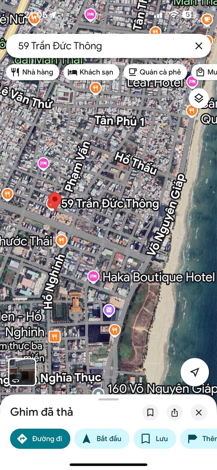 Đất mặt tiền Trần Đức Thông 80m² giá 12.65 tỷ - Kinh doanh đắc địa gần biển!