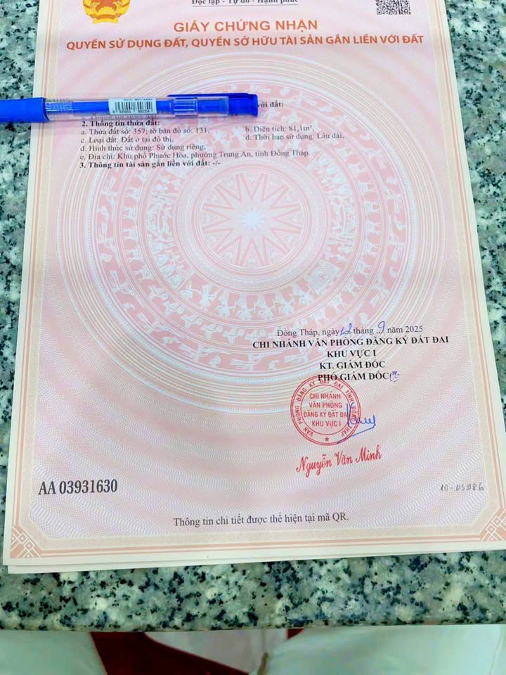 Đất nền phường Trung An 71m² giá 300 triệu - Đầu tư sinh lời ngay!