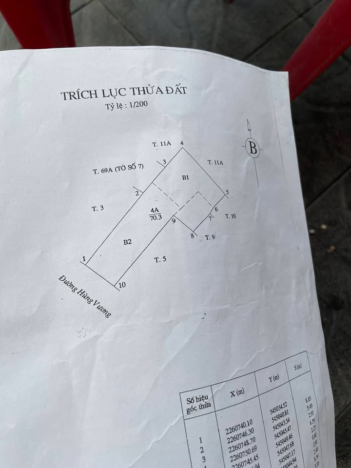 Bán nhà mặt phố Hùng Vương Nam Định 73m² - Vị trí đẹp, kinh doanh sầm uất!