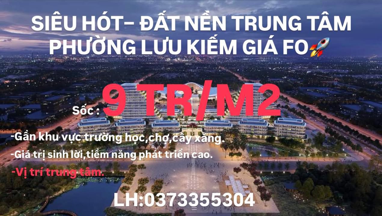 Đất nền Lưu Kiếm Thủy Nguyên 70m² chỉ 540 triệu - Cơ hội đầu tư hấp dẫn!