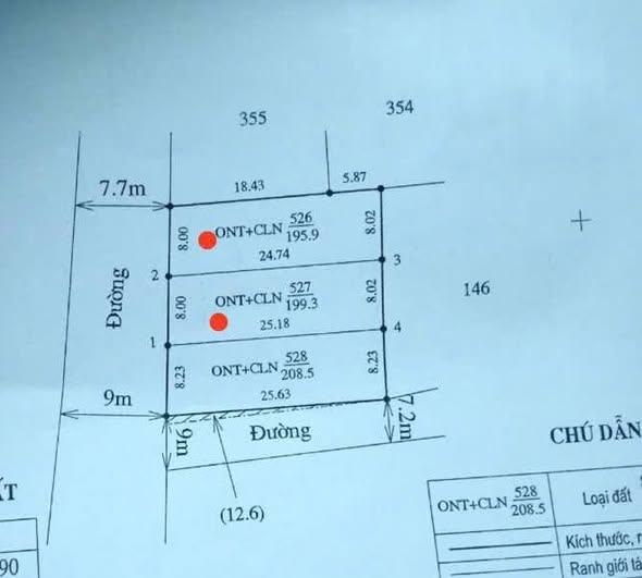 Đất Cẩm Bình 200m² giá 1 tỷ - Dân cư đông đúc, đường bê tông rộng rãi!
