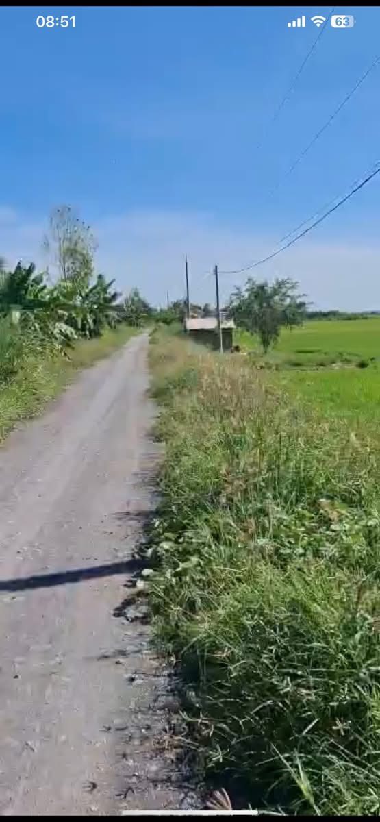 Đất nền Vĩnh Bửu, Tân Hưng, Long An 115000m² giá 1.84 tỷ - Mặt tiền lộ đá, xe ô tô tới đất!