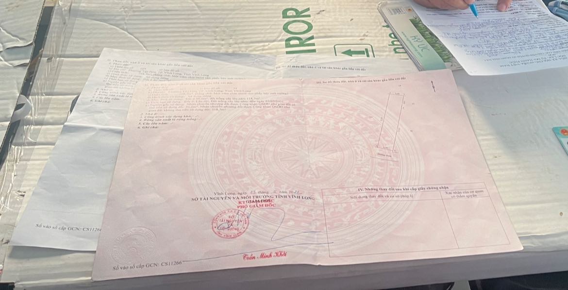 Đất thổ cư Tân Hoà, Vĩnh Long 198m² giá 760 triệu - Đầu tư sinh lời ngay!