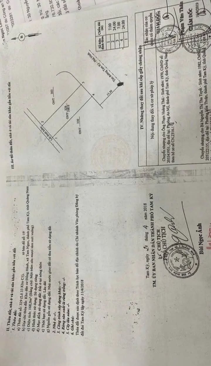 Đất nền mặt tiền Trần Cao Vân, Tam Kỳ 168m² - Đầu tư sinh lời lý tưởng!