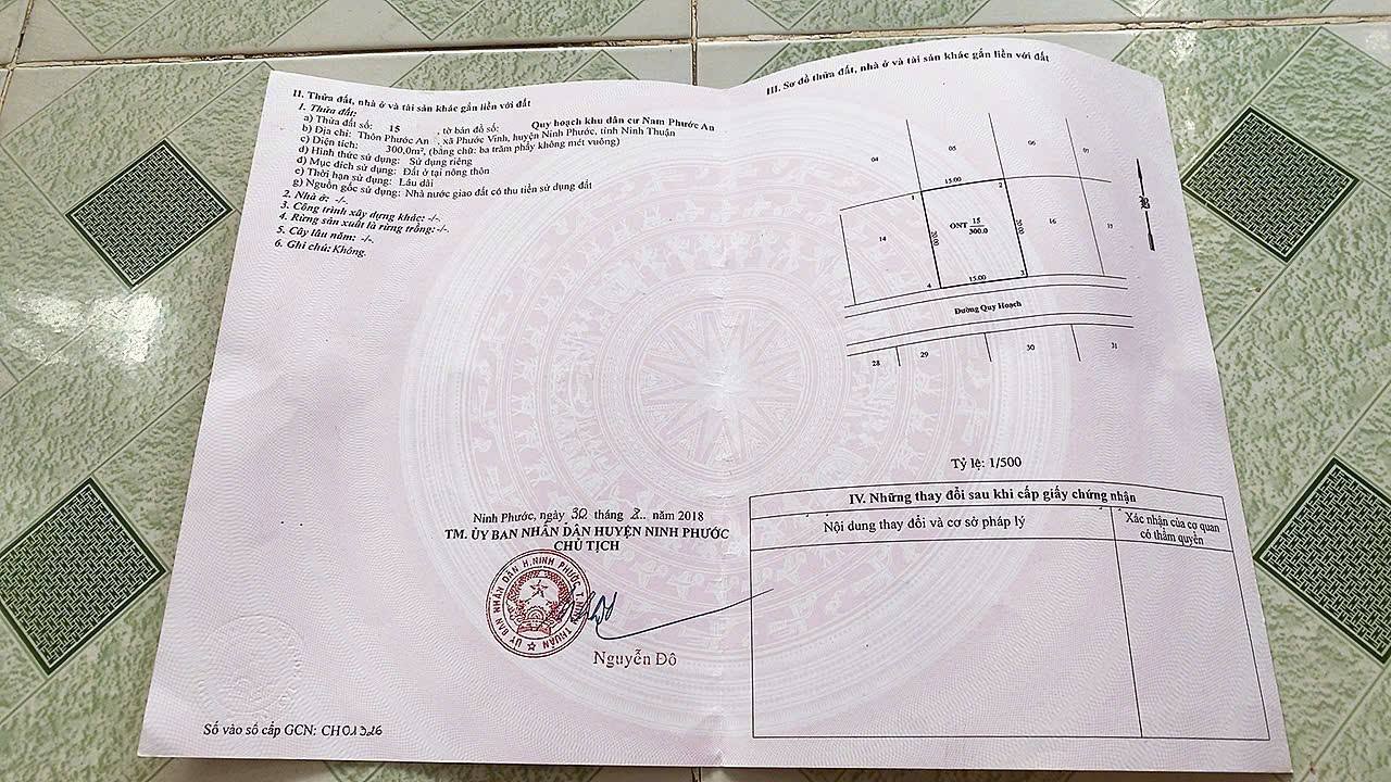 Đất nền đẹp tại Phước An, Ninh Phước 600m² - Giá thỏa thuận hợp lý!