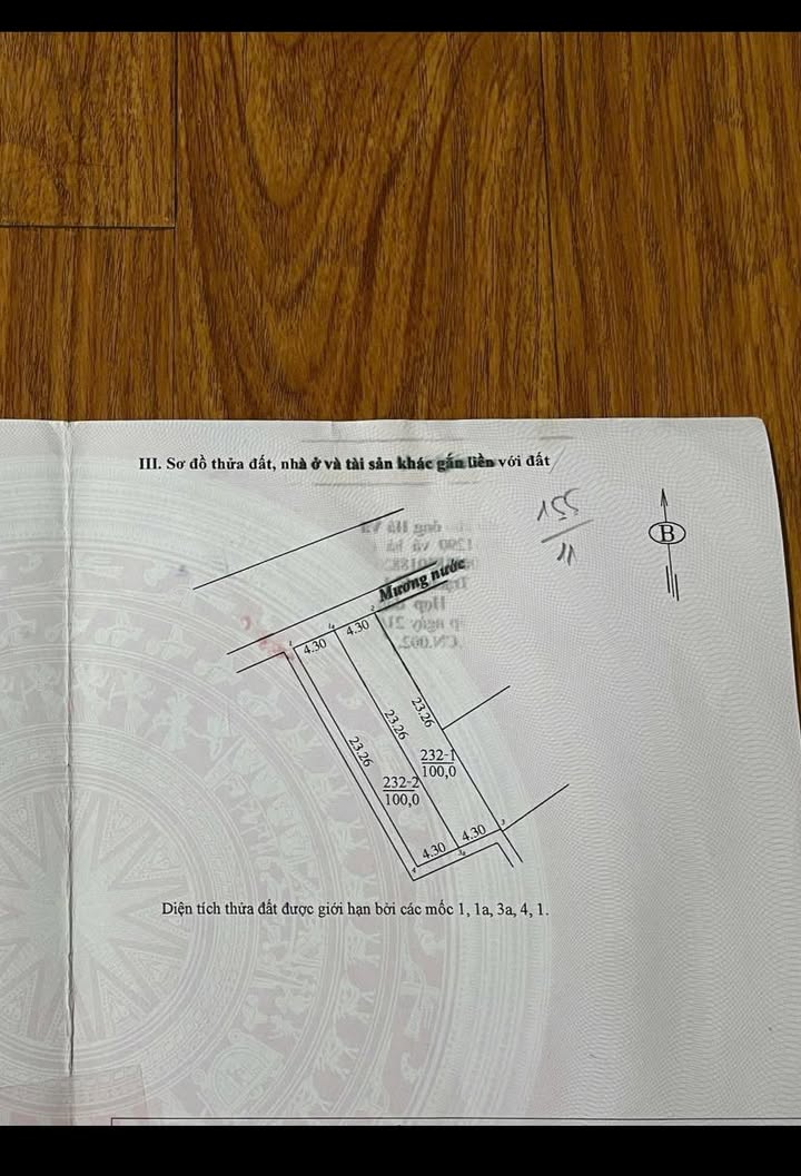 Đất thổ cư 100m² tại Tuy Lộc, Phúc Thọ - Giá thỏa thuận, ô tô vào tận nơi!