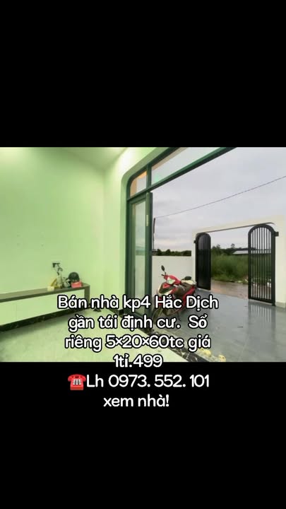 Nhà phố Hắc Dịch, Phú Mỹ 120m² giá 1.499 tỷ - Thiết kế hiện đại, sổ riêng!