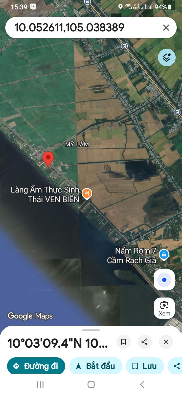 Đất mặt tiền Đê Quốc Phòng, Mỹ Lâm, Hòn Đất 3000m² giá 6.3 tỷ - Cơ hội đầu tư hấp dẫn!