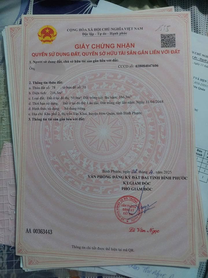 Đất nền mặt tiền ĐT756, Tân Khai, 200m² - Cơ hội đầu tư tuyệt vời!