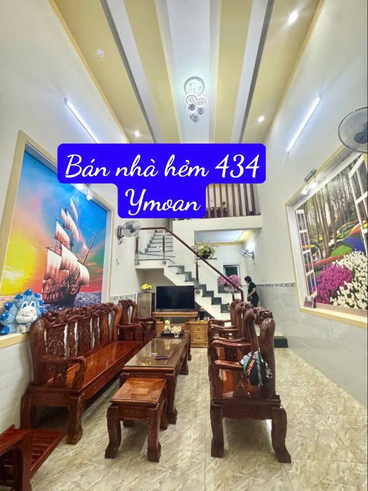 Nhà đẹp hẻm 434/89 Y Moan Ênuôl 80m² giá chỉ 2.55 tỷ - Nội thất đầy đủ, chỉ việc vào ở!