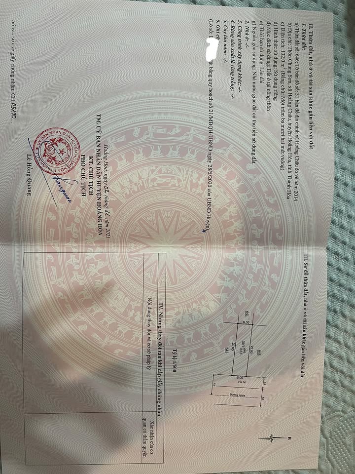 Đất liền kề tại thôn Trung Sơn, Hoằng Châu 132m² giá 1.5 tỷ - Kinh doanh sầm uất!