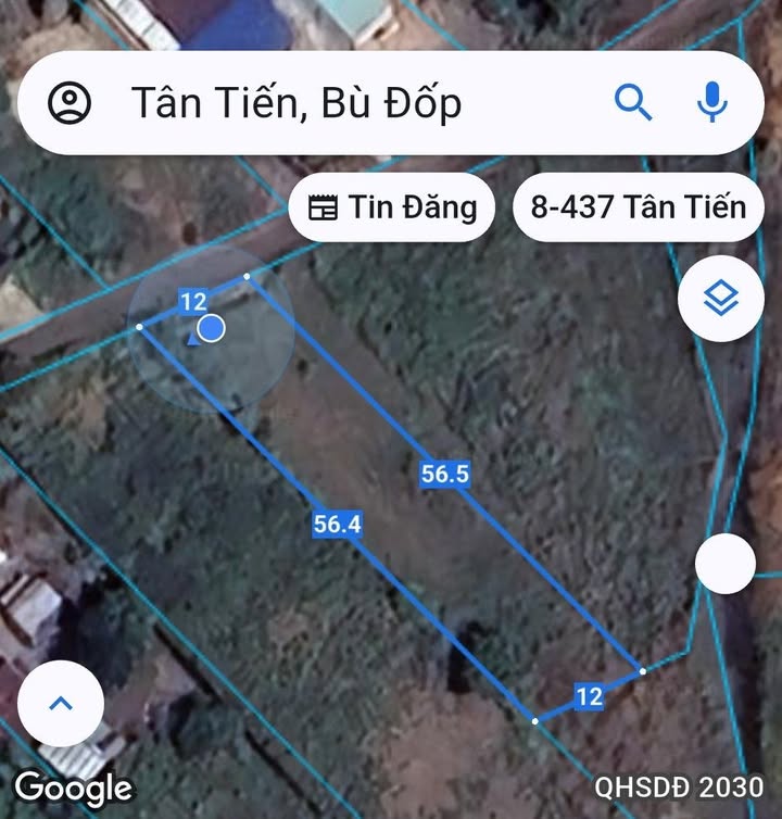 Đất thổ cư 672m² tại Tân Tiến, Bù Đốp - Giá chỉ 480 triệu!