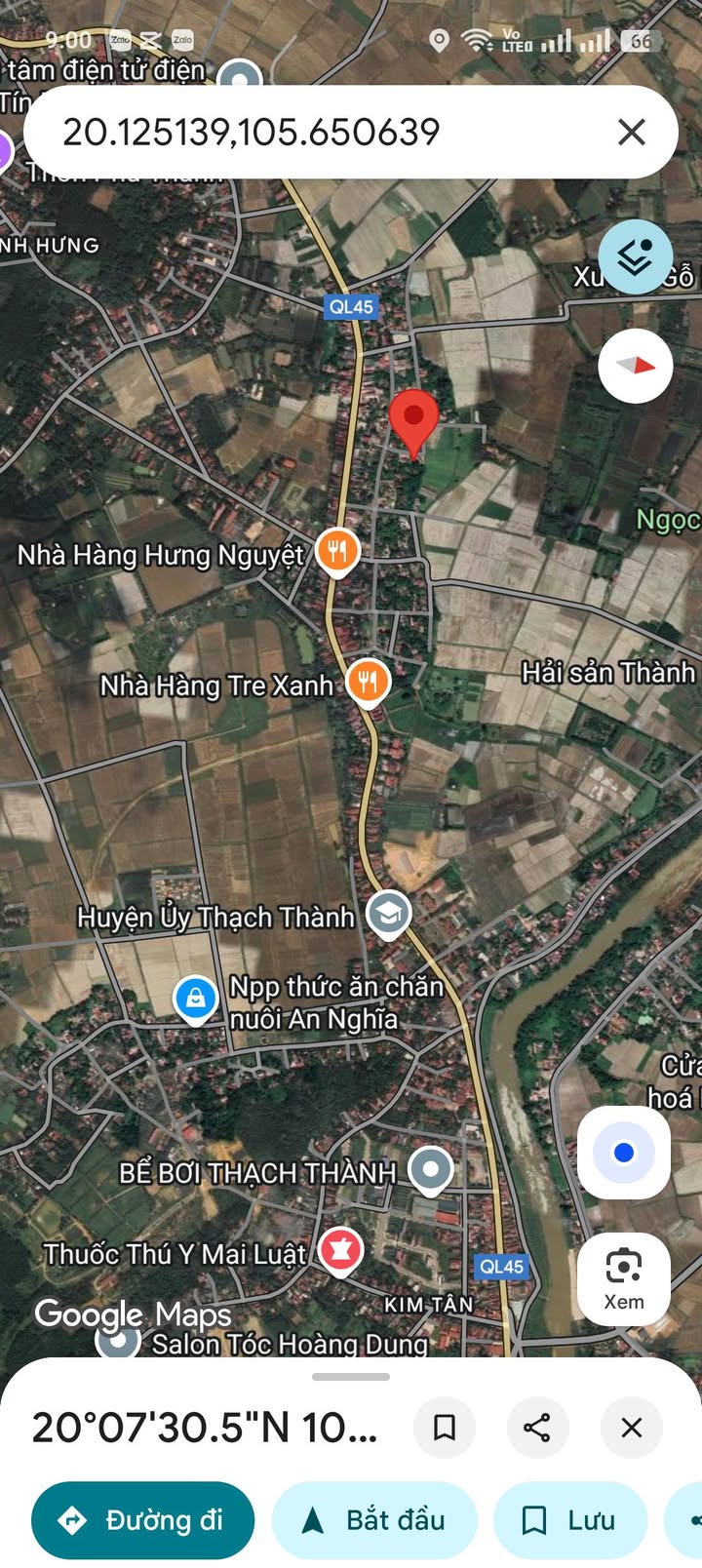 Đất nền đẹp tại Thành Hưng, Thạch Thành 288m² - Vị trí đắc địa, sẵn sàng đầu tư!