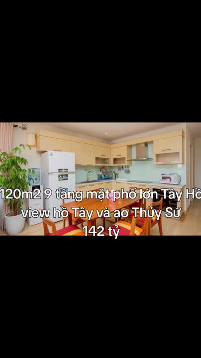 Nhà phố mặt hồ Tây 120m² giá 142 tỷ - Vị trí độc nhất không thể bỏ lỡ!