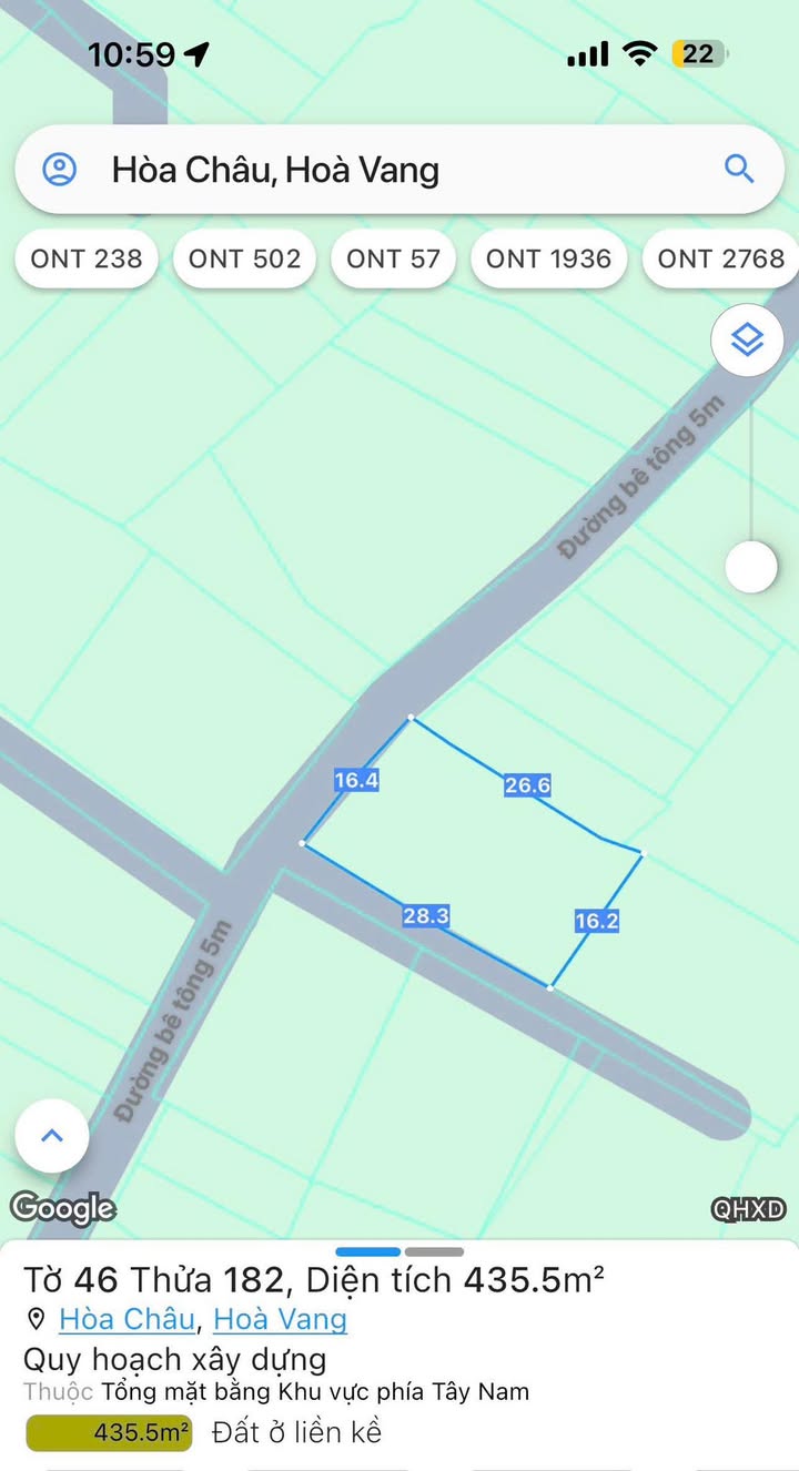 Lô đất Hòa Châu Đà Nẵng 420m² giá 4 tỷ - Tiềm năng xây dựng lớn!