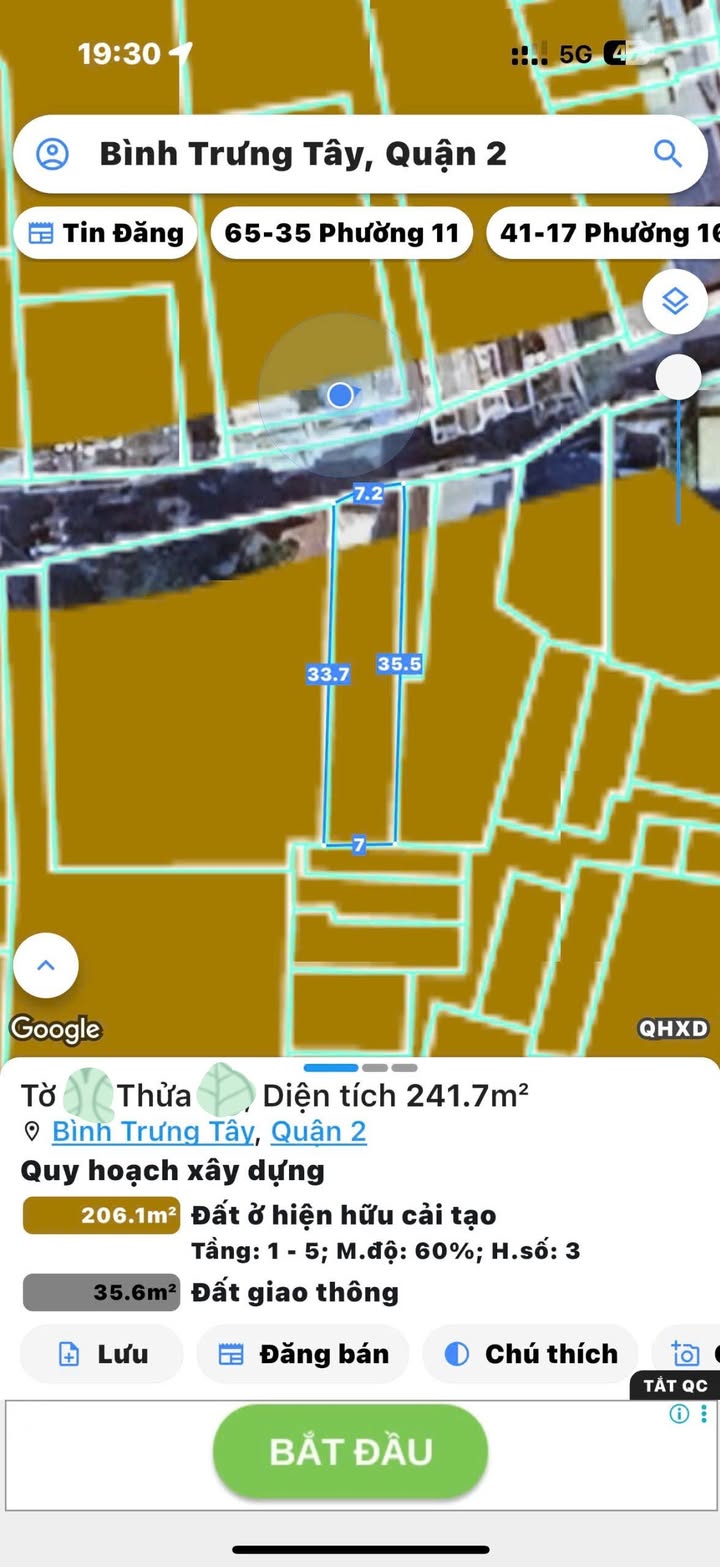 Đất mặt tiền 241m² Đường 39, Bình Trưng Tây, Thủ Đức - Kinh doanh siêu đỉnh chỉ 22.5 tỷ!