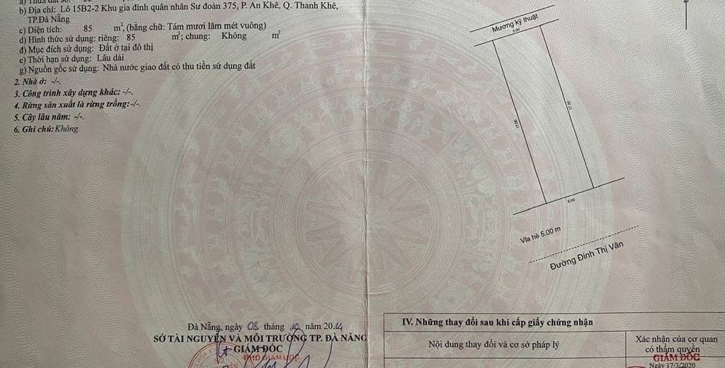 Nhà kho cho thuê đường Đinh Thị Vân 85m² giá 5.85 tỷ - Vị trí đắc địa tại Đà Nẵng!