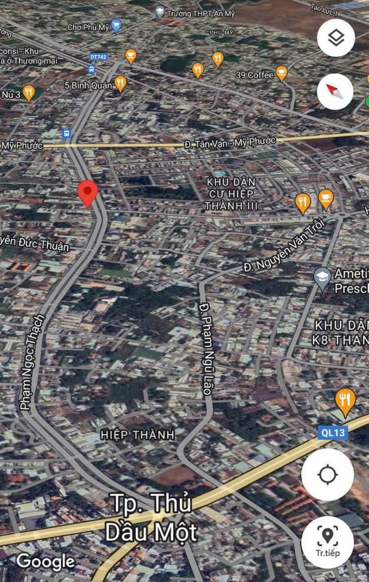 Đất nền Hiệp Thành 210m² giá 5.4 tỷ - Tặng căn nhà kinh doanh trên đất!