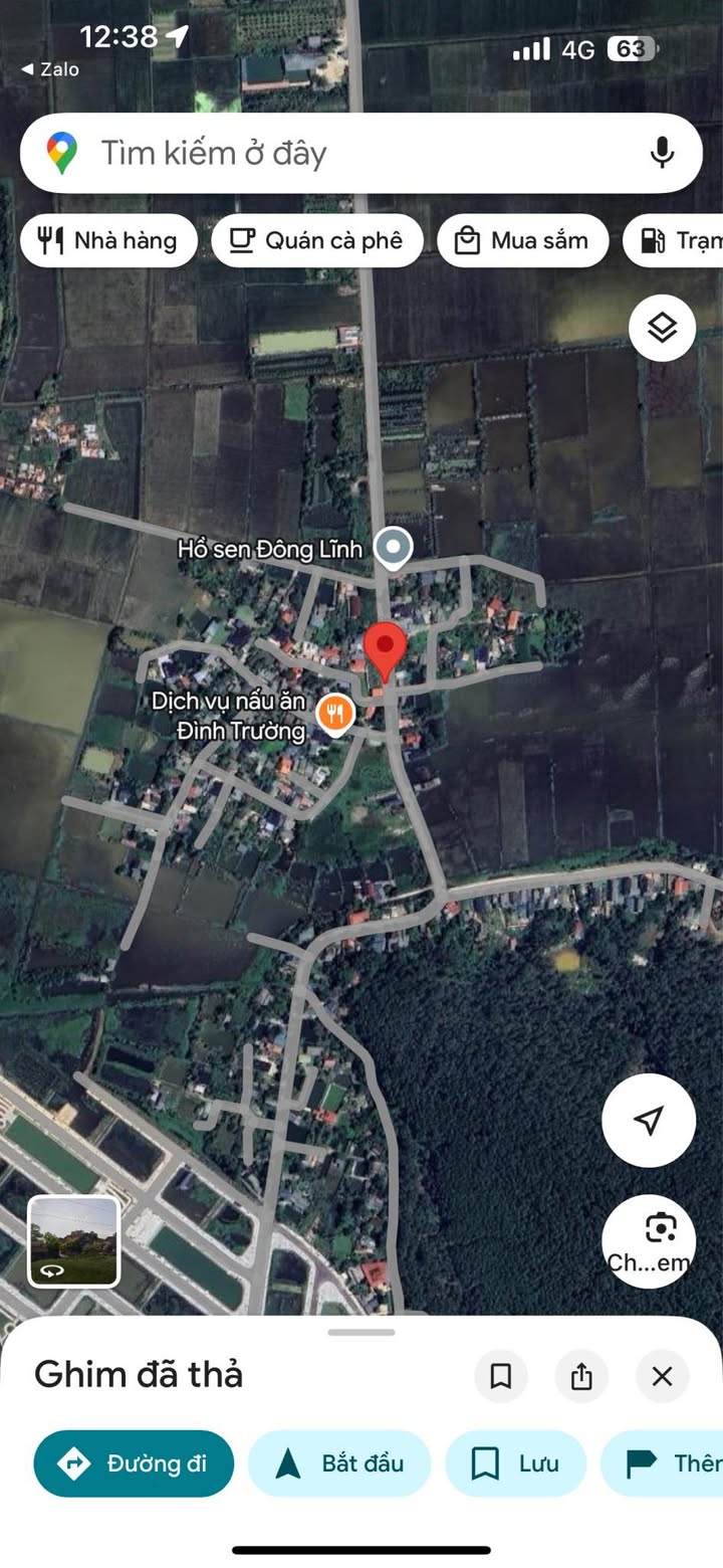 Đất thổ cư 186m² tại đường Thống Nhất, Đông Lĩnh giá 1 tỷ - Kinh doanh sầm uất!