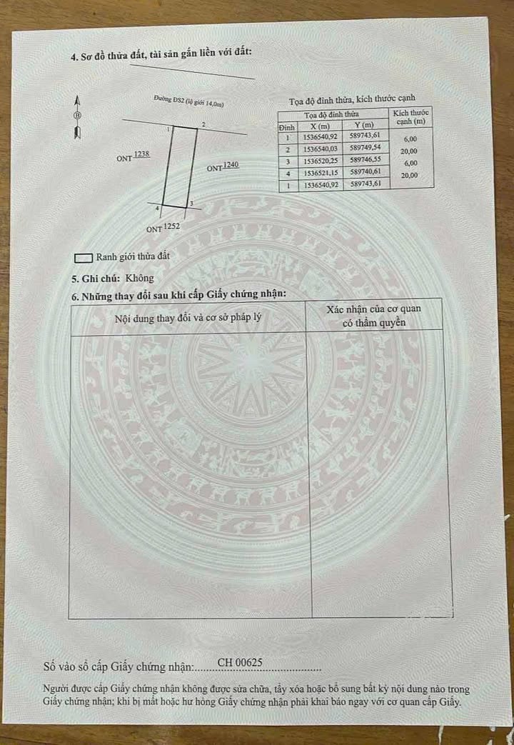 Đất mặt tiền Nhơn Khánh 636m² giá 1.1 tỷ - Đầu tư sinh lời ngay!