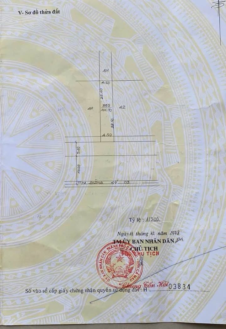 Bán gấp FrontHouse mặt tiền đường Lê Đức Thọ 101m² - Hướng Nam, giá 1.2 tỷ!