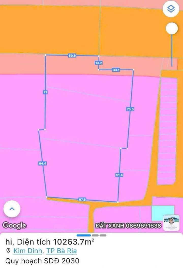 Đất nền Bà Rịa - 10,918m² giá thỏa thuận - Cơ hội đầu tư hiếm có!